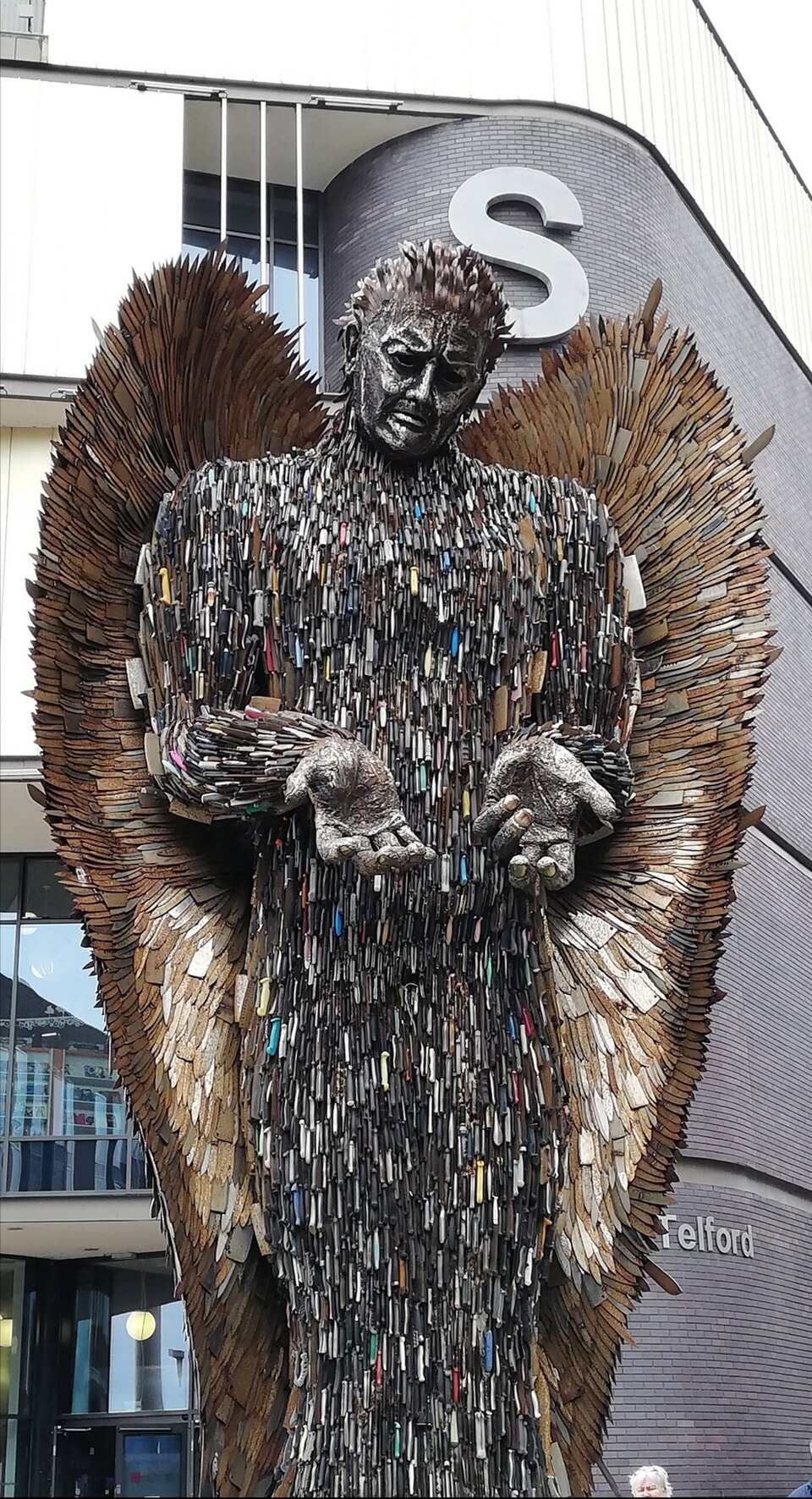 Knife Angel's Impact: Journey & Anti-Violence Message at Ironwork Centre